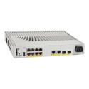 Cisco Catalyst 9200CX - Network Advantage - přepínač - kompaktní - L3 - řízený - 8 x 10 100 1000 (PoE+) + 2 x 1000Base-T + 2 x 10 Gigabit SFP+ (uplink) - Lze montovat do rozvaděče - PoE+ (240 W)