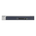 NETGEAR XS505M - Přepínač - neřízený - 4 x 10 Gigabit Ethernet + 1 x 10 Gigabit SFP+ - desktop, Lze montovat do rozvaděče