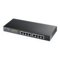 Zyxel GS1900-8HP - Přepínač - inteligentní - 8 x 10 100 1000 (PoE+) - desktop, pro připevnění na zeď - PoE+ (70 W)