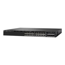 Cisco Catalyst 3650-24TS-S - Přepínač - L3 - řízený - 24 x 10 100 1000 + 4 x SFP - desktop, Lze montovat do rozvaděče