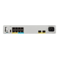 Cisco Catalyst 9200CX - Network Essentials - přepínač - kompaktní - L3 - řízený - 4 x 10 100 1000 (UPOE) + 4 x 100 1000 2.5 5 10G (UPOE) + 2 x 10 Gigabit SFP+ (uplink) - Lze montovat do rozvaděče - UPOE (240 W)