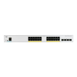 Cisco Catalyst 1000-24FP-4X-L - Přepínač - řízený - 24 x 10 100 1000 (PoE+) + 4 x 10 Gigabit SFP+ (uplink) - Lze montovat do rozvaděče - PoE+ (370 W)
