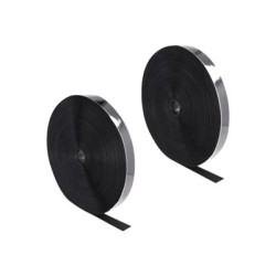 Delock - Háček se smyčkou - heavy-duty self-adhesive - 25 m - černá