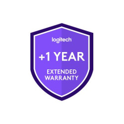 Logitech Extended Warranty - Prodloužená dohoda o službách - výměna nebo oprava - 1 rok (z původního data zakoupení vybavení) - musí být zakoupena do 30 dnů od zakoupení výrobku - pro Logitech RoomMate + Tap IP