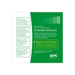 APC Extended Warranty Service Pack - Technická podpora - konzultace po telefonu - 3 let - 24x7 - pro P N: BE670M1, BE850G2, BR1200SI, BR1600MI, BR1600SI, BR900MI, BV1000, BV650, BV800