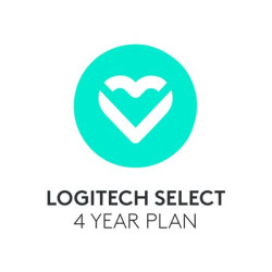 Logitech Select - Prodloužená dohoda o službách - rozšířená výměna dílů - 4 let - doba vyřízení požadavku: 1 pracovní den - 1 pokoj