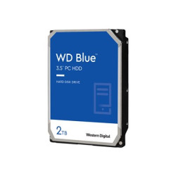 WD Blue WD20EZBX - Pevný disk - 2 TB - interní - 3.5" - SATA 6Gb s - 7200 ot min. - vyrovnávací paměť: 256 MB