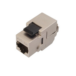 Solarix keystone c5e STP RJ45 černý samořezný SXKJ-5E-STP-BK-SA