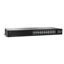 Cisco Switch SF112-24-EU 24x 10 100 + 2x 1G Combo, unmanaged, Lifetime