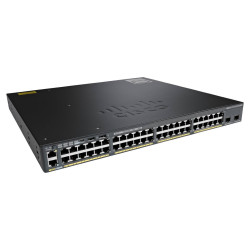 Cisco Switch Catalyst 2960-X 48 GigE PoE 370W, 2 x 10G SFP+ LAN Base