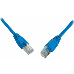 Solarix Kabel Patch SFTP C5E PVC 10m modrý snag-proof C5E-315BU-10MB
