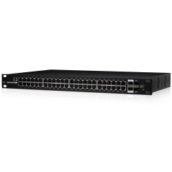 Ubiquiti Edge Switch 48 PoE - 48x GbE, 2x SFP+, 2x SFP, 48x PoE 24V PoE+ (PoE budget 436W)