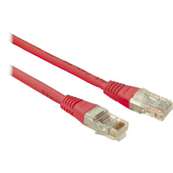 Solarix patch kabel CAT6 UTP PVC 2m červený non-snag-proof C6-114RD-2MB