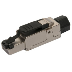 Solarix konektor průmyslový univerzální RJ45 CAT6A STP samořezný SXRJ45-6A-STP-BK-SA