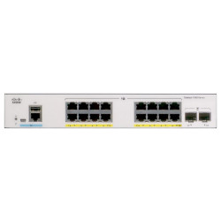 Cisco Catalyst C1000-16P-2G-L switch, 16x 100 1000 + 2x 100 1000 SFP