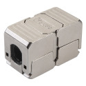 Solarix Spojka CAT6A STP SXSPJ-6A-STP-BK-SA