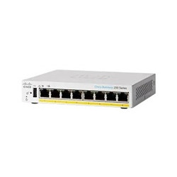 Cisco switch CBS250-8PP-D-UK (8xGbE,8xPoE+,45W,fanless) - REFRESH