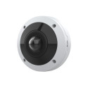 AXIS M43 Series M4318-PLR - Síťová panoramatická kamera - rybí oko - venkovní - odolná proti vandalům a vodě - barevný (Den a noc) - 12 Mpix - 2992 x 2992 - objektiv fixed iris - pevné ohnisko - audio - drátová - LAN 10 100 - MJPEG, H.264, H.265 - stejn. proud 12 V PoE - kompatibilní s TAA