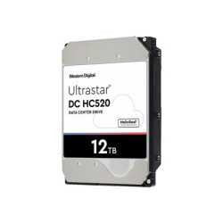 WD Ultrastar DC HC520 HUH721212ALN604 - Pevný disk - 12 TB - interní - 3.5" - SATA 6Gb s - 7200 ot min. - vyrovnávací paměť: 256 MB