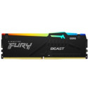 KINGSTON DIMM DDR5 64GB (Kit of 4) 6000MT s CL40 FURY Beast RGB XMP