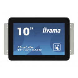 iiyama ProLite TF1015MC-B2 - LED monitor - 10.1" - open frame - dotykový displej - 1280 x 800 720p @ 60 Hz - VA - 500 cd m2 - 1300:1 - 25 ms - HDMI, VGA, DisplayPort - černá