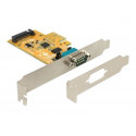 Delock PCI Express Card to 1 x Serial with voltage supply ESD protection - Sériový adaptér - PCIe 2.0 nízký profil - RS-232 x 1