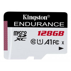 Kingston High Endurance - Paměťová karta flash - 128 GB - A1 UHS-I U1 Class10 - microSDXC UHS-I