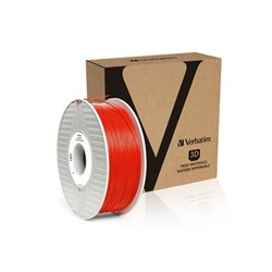 VERBATIM 3D Printer Filament PLA 1.75mm, 335m, 1kg red (OLD PN 55270)
