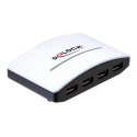 Delock USB 3.0 externer HUB 4 Port - Rozbočovač - 4 x SuperSpeed USB 3.0 - desktop
