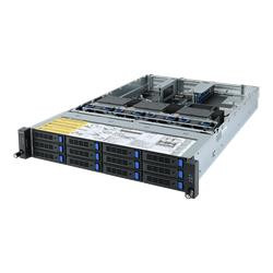 Gigabyte server R282-Z93 2xSP3 (7002), 32x DDR4 DIMM,12x 3,5 4xNVMe op, 3GPU opt,M.2, 2x 1GbE+2xOCP, IPMI, 2x 2000Wp