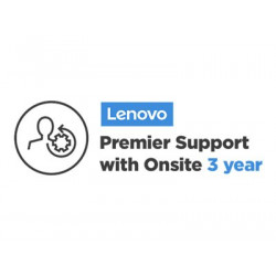 Lenovo Premier Support with Onsite NBD - Prodloužená dohoda o službách - náhradní díly a práce (pro systém s 3letou zárukou depo nebo carry-in) - 3 let (z původního data zakoupení vybavení) - na místě - doba vyřízení požadavku: příští prac. den - pro (3-year pick-up and return): Thinkpad 13 (2nd Gen); ThinkPad A275; A285; A475; A485; L13; L13 Yoga; L14 Gen 1; L15 Gen 1; L380; L380 Yoga; L390; L390 Yoga; L480; L490; L570; L580; L590; T14 Gen 1; T14s Gen 1; T15 Gen 1; T15p Gen 1; T25; T470; T480; T49X; T570; T580; T590; X13 Gen 1; X270; X280; X39X