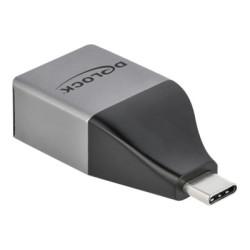 Delock - Síťový adaptér - USB-C 3.2 Gen 1 - Gigabit Ethernet - šedá