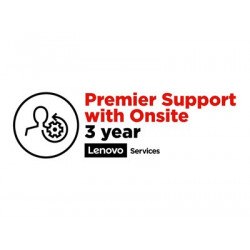 Lenovo Premier Support with Onsite NBD - Prodloužená dohoda o službách - náhradní díly a práce (pro systém s 1letou zárukou on-site) - 3 let (z původního data zakoupení vybavení) - na místě - doba vyřízení požadavku: příští prac. den - pro ThinkStation P410 30B2, 30B3; P510 30B4, 30B5; P520 30BE, 30BF, 30BQ; P520c 30C0