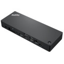 Lenovo ThinkPad Universal Thunderbolt 4 Dock - Dokovací stanice - Thunderbolt 4 - HDMI, 2 x DP - GigE - 135 Watt - Evropa - pro ThinkPad X1 Carbon Gen 10; X1 Carbon Gen 9; X1 Nano Gen 1; X1 Yoga Gen 6; X1 Yoga Gen 7