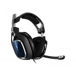 ASTRO A40 TR - For PS4 - náhlavní souprava - plná velikost - kabelové - 3.5 mm jack - černá, modrá