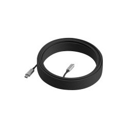 Logitech Strong - USB kabel - USB typ A (M) do USB-C (M) - USB 3.2 Gen 2 - 25 m - plénum, Active Optical Cable (AOC)