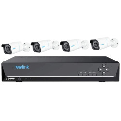 Reolink NVS8-8MB4 set videorekordér a 4ks IP kamera P330, 8x PoE, včetně 2TB HDD ( max. 2x 6TB ), VGA, HDMI, IP kamery 8