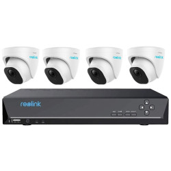 Reolink NVS8-8MD4 set videorekordér a 4ks IP kamera P334, 8x PoE, včetně 2TB HDD ( max. 2x 6TB ), VGA, HDMI, IP kamery 8
