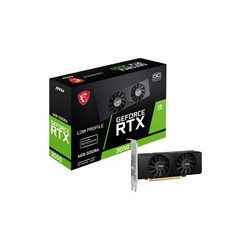 MSI VGA NVIDIA GeForce RTX 3050 LP 6G OC, 6G GDDR6, 1xDP, 2xHDMI