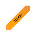 Brother TCB01 - 12 mm x 6.7 m - černá nebo fluorescentní oranžová - lamino páska - pro P-Touch PT-2000, PT-3000, PT-500, PT-5000, PT-8E