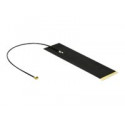 Delock LTE Antenna MHF I plug 1.9 - 3.9 dBi 1.13 15 cm FPC internal self adhesive - Anténa - Smart Home - 1.9 - 3.9 dBi - upevnění nalepením - černá