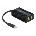 Delock Adapter USB Type-C male to 2.5 Gigabit LAN - Síťový adaptér - USB-C 3.1 Gen 1 - 2.5GBase-T - černá