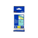Brother TZe741 - Standardní lepidlo - černá na zelené - Role (1,8 cm x 8 m) 1 role lamino páska - pro P-Touch PT-1880, 750, D400, D450, D800, E550, E800, P750, P900, P950; P-Touch EDGE PT-P750