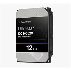 Western Digital Ultrastar DC HC520 3.5in 26.1MM 12000GB 256MB 7200RPM SAS ULTRA 512E TCG P3 