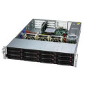 SUPERMICRO WIO A+ Ser 2U UP WIO with 12 hot-swap 3.5" NVMe SAS SATA (6 NVMe hybrid) bays and 2 PCIe 5.0 x16 FHFL slots +