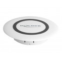Delock - Bezdrátová nabíjecí podložka - 10 Watt - Fast Charge - bílá