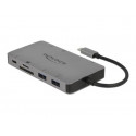 Delock - Dokovací stanice - USB-C - VGA, HDMI - GigE