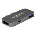 Delock Mini Docking Station for Macbook with 5K - Dokovací stanice - USB-C 3.1 Thunderbolt 3 - HDMI