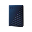 WD My Passport for Mac WDBA2F0050BBL - Pevný disk - šifrovaný - 5 TB - externí (přenosný) - USB 3.2 Gen 1 - AES 256 bitů - půlnoční modř