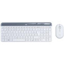 Logitech Slim Wireless Keyboard and Mouse Combo MK470 - OFFWHITE - CZE-SKY INT\'L - INTNL